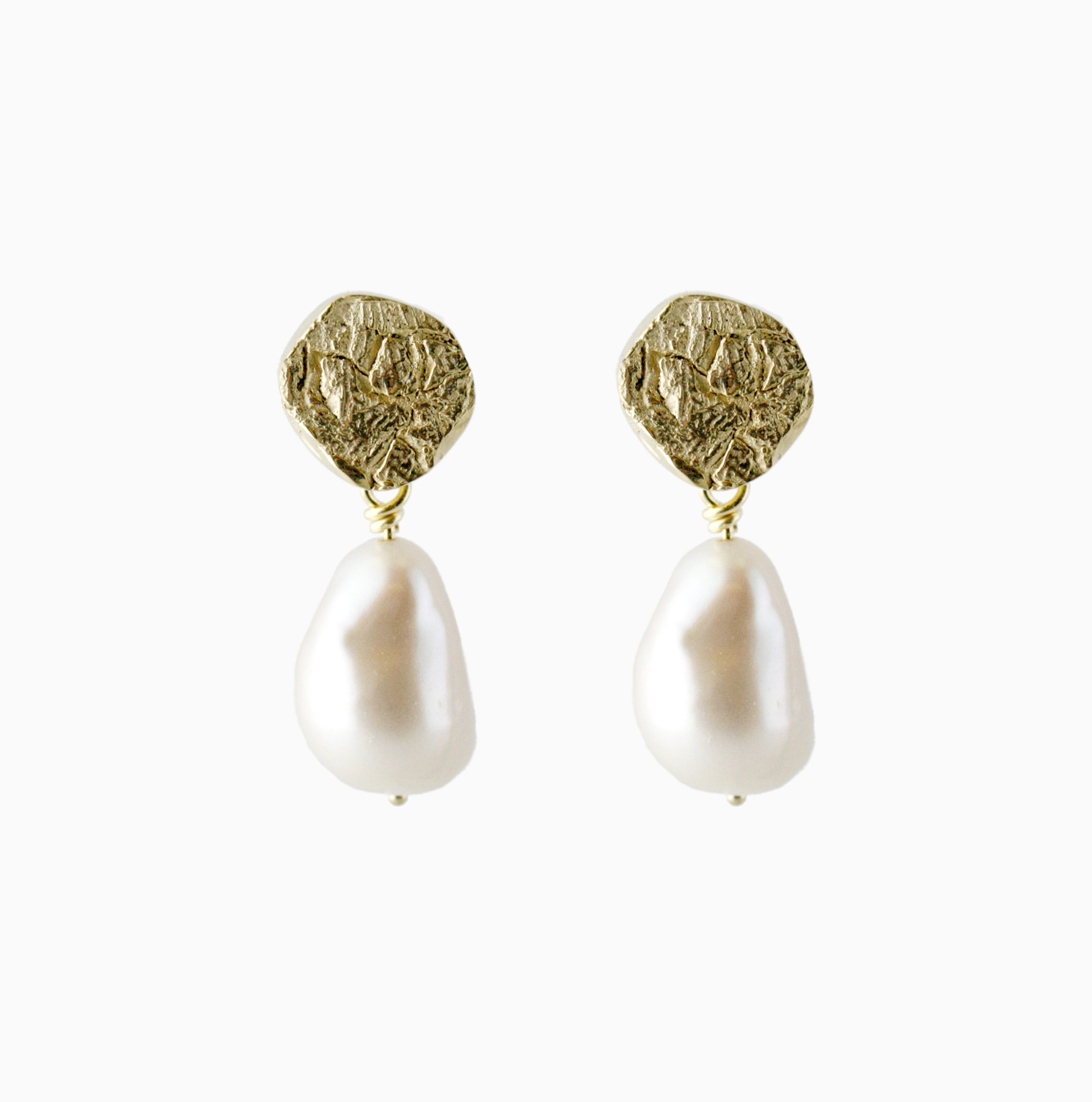 Small Ancient Pearl Earrings