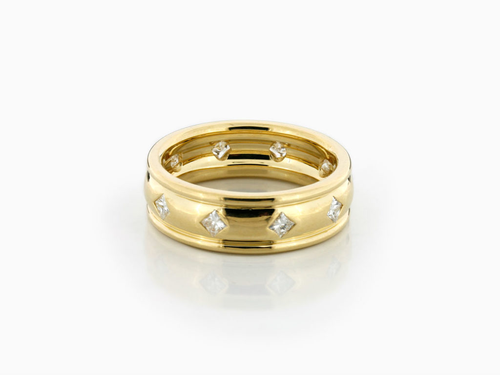 Princess Diamond Wedding Ring