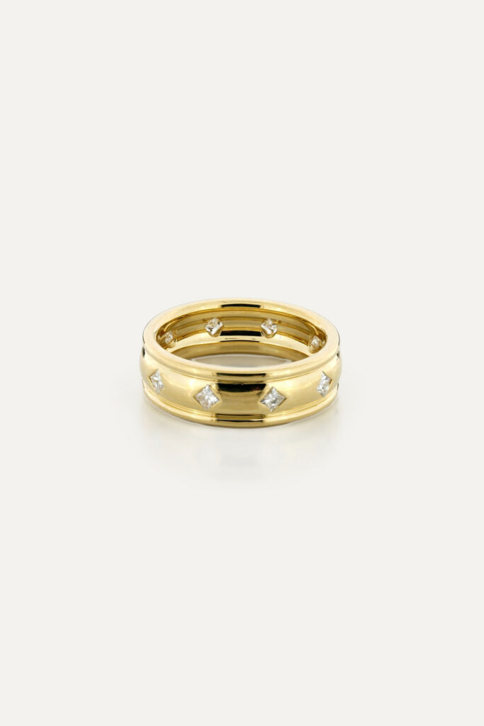 Princess Diamond Wedding Ring