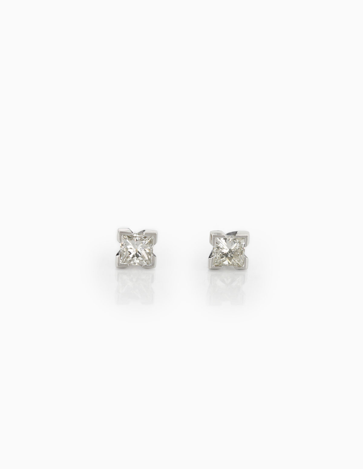 18ct White Gold Pearl & Diamond Drop Earrings - TheJewelleryWorkshop