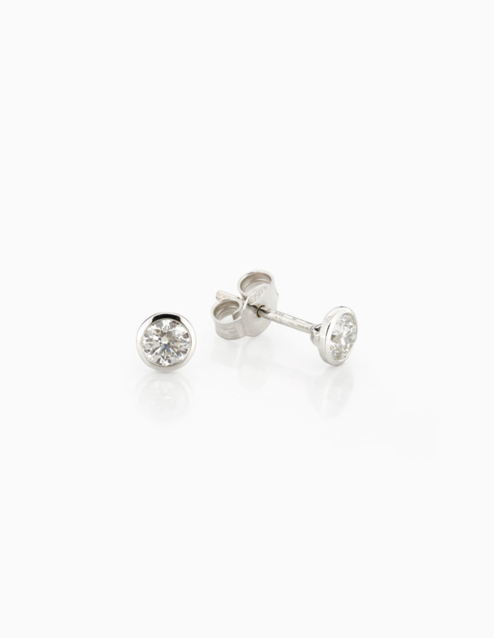 18ct White Gold 0.50ct Diamond Stud Earrings