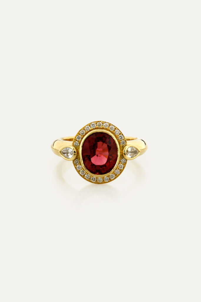 Tourmaline & Diamond Dress Ring