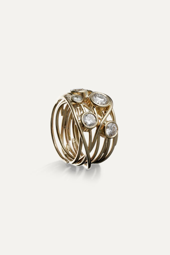 Gold & Diamond Wrap Ring