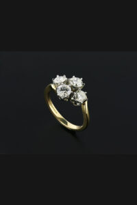 Diamond Cluster Ring
