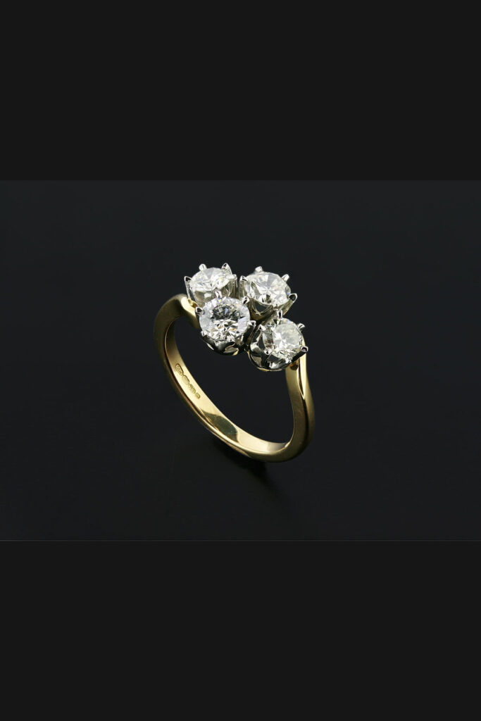 Diamond Cluster Ring