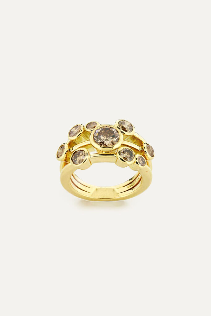Brown Diamond Ring