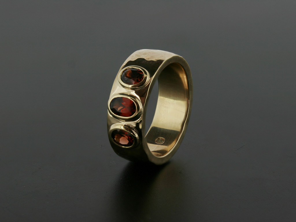 Melt & Mill Garnet Ring