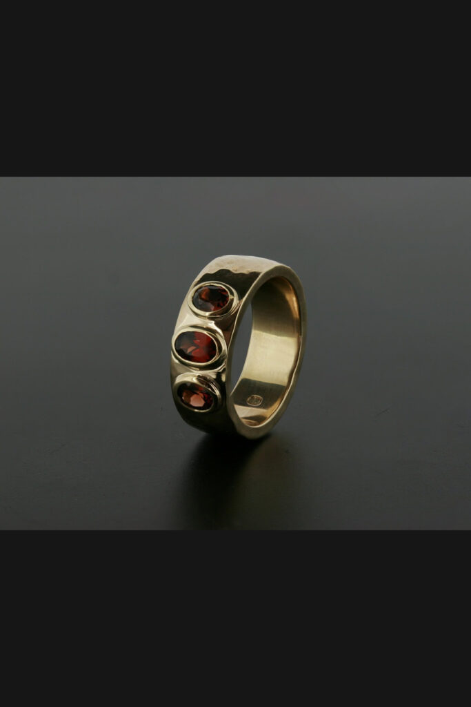 Melt & Mill Garnet Ring
