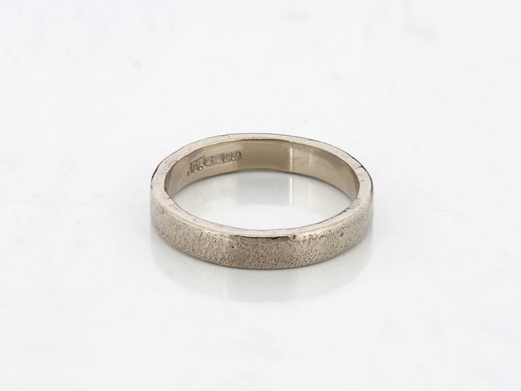 Sandcast Wedding Ring