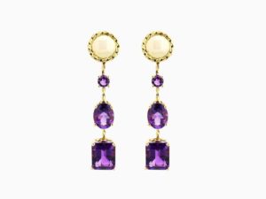 Amethyst Drop Earrings