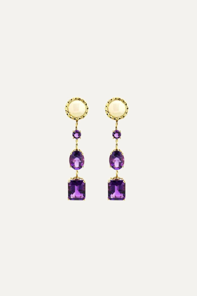 Amethyst Drop Earrings