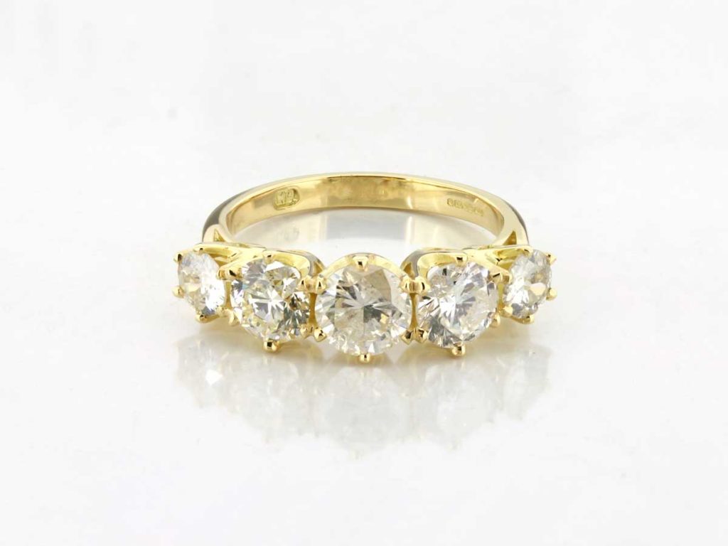 5 Stone Diamond Ring