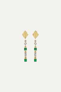 Emerald Art Deco Earrings