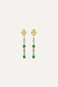 Emerald Art Deco Earrings