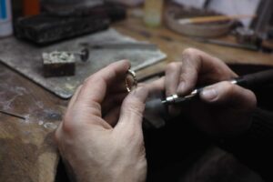 Repairing a ring at the bench