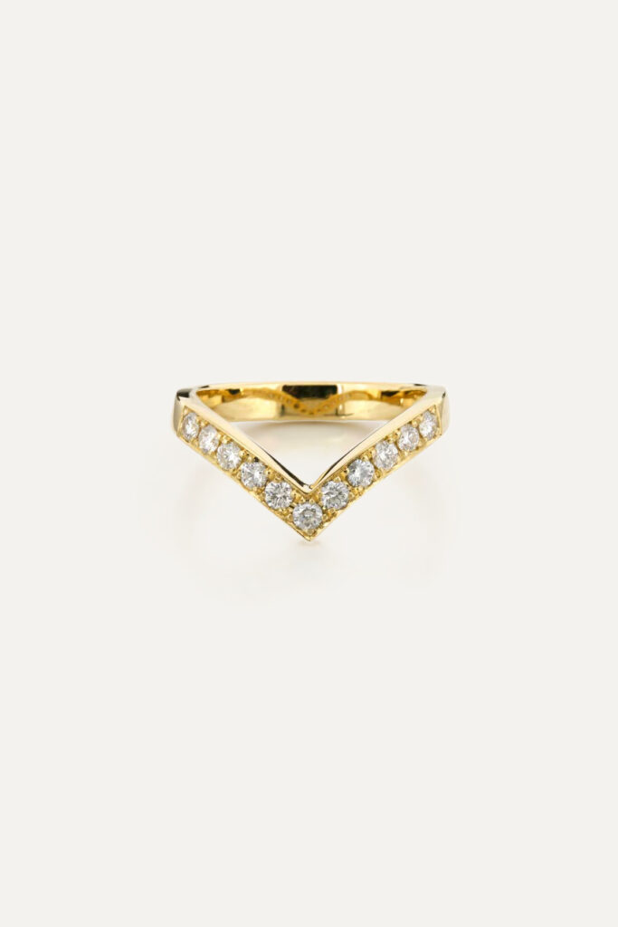 Diamond Wishbone Eternity Ring