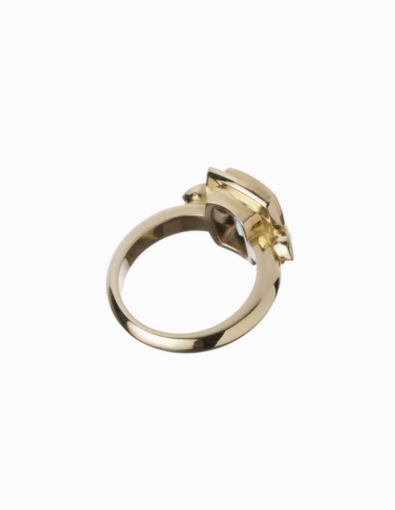 Tanzanite Roma Ring — back view
