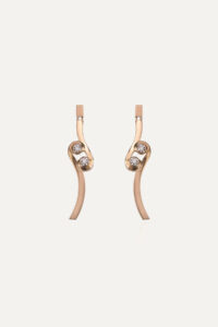 Carbon Inspired Diamond Earrings