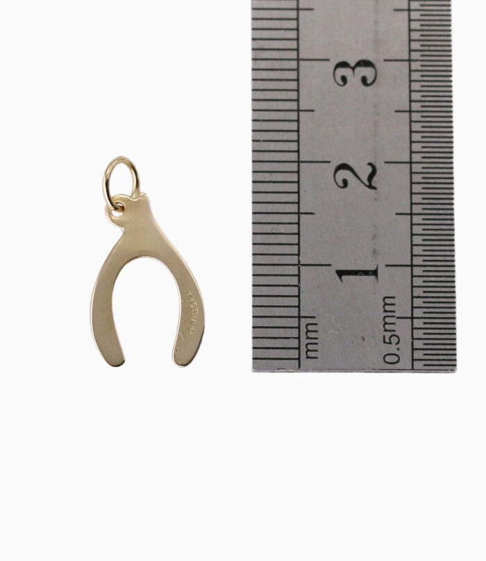 9ct Wishbone Charm