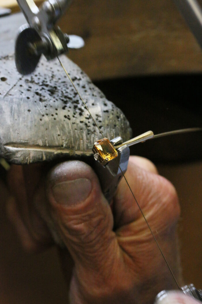 9ct Gold Citrine Pendant