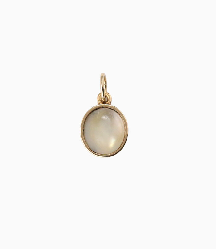 9ct Gold Mother Of Pearl Charm
