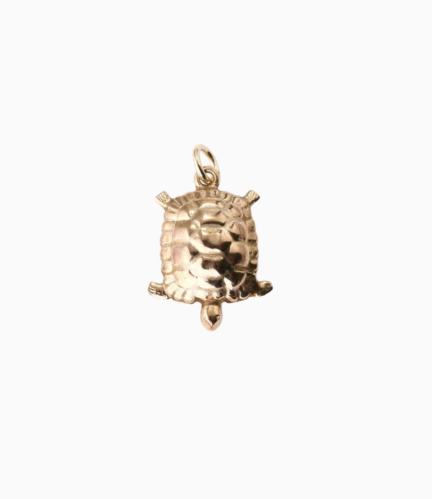 Charm turtle 9ct yellow gold 1.24g