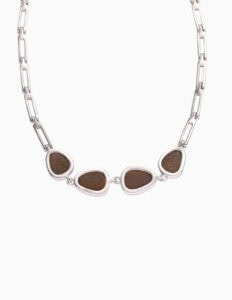Bracelet FF doublet 4 stone silver