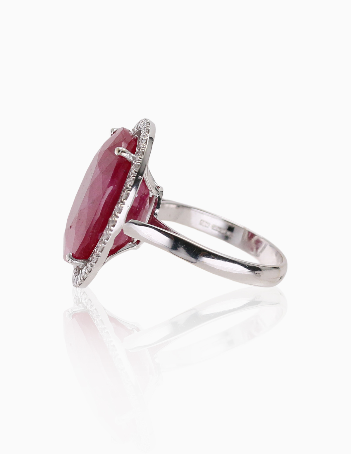 Ruby & Diamond Cocktail Ring
