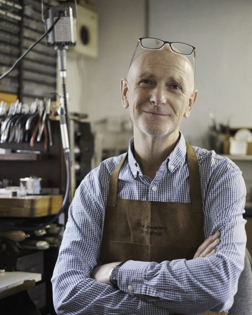 Mark, Senior Goldsmith at The Jewellery Workshop in Diss, Norfolk