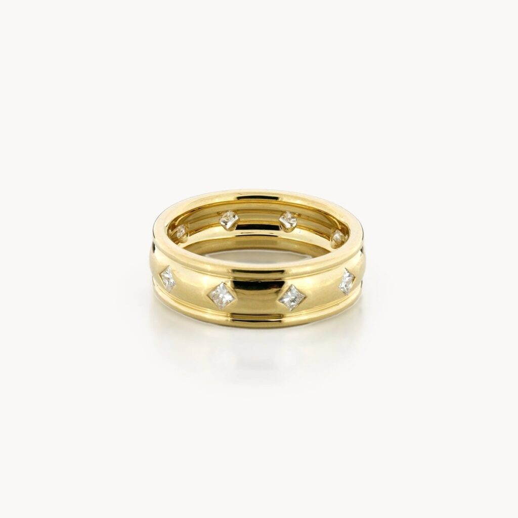 Princess Diamond Wedding Ring